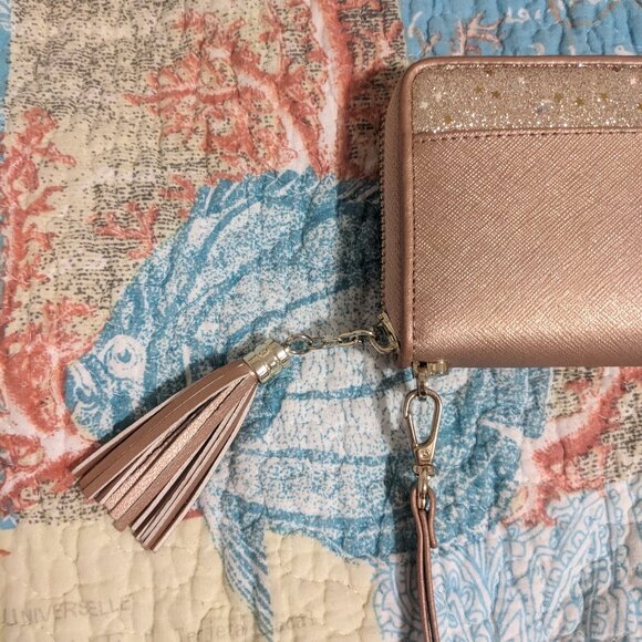 Rose gold sparkley Wallet - Picture 8 of 11